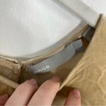 Vince Velvet Tee in Dill Tan Beige Small Photo 7