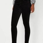 Ann Taylor  Pants Womens 8 Black Velvet Skinny Crop Quiet Luxury Dark Academia Photo 0