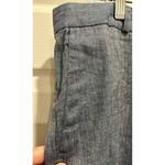 Banana Republic Dress Pants Womens 14 Blue Linen Blend Logan Trousers Photo 2