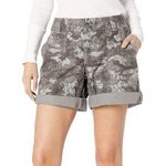 Carhartt Gray Camo Floral El Paso Cotton Cuffed Utility army Shorts womens 6 new Photo 0