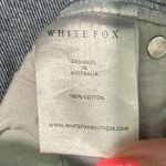 American Eagle White Fox Light Wash High Rise Distressed Denim Straight Mom Jeans Size S 26" Photo 6