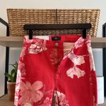 7 For All Mankind NWT  The High Waist Ankle Skinny Floral Print Jeans, 26 Photo 7