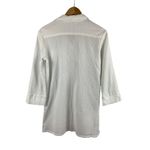Liz Claiborne XXS White Button-Up Shirt Dress Photo 1