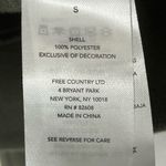 Free Country  Green Micro Fleece Zip Up Jacket Camo Print Satin Pocket Size Small Photo 9