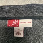 JM Collection  Gray A Line Full Skirt Midi Sz 14 Photo 2