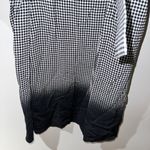 Piazza Sempione Gray Black White Checkered Button-Down Dress with Belt Size 6 Photo 6