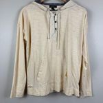 LRL Lauren Jeans Co. Ralph Lauren Hoodie Women L Beige Long Sleeve Athleisure Size L Photo 0