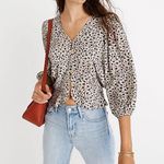 Christy Dawn đź’•MADEWELL x đź’• Emmy Top ~ Windflowers Floral Print XS Photo 1