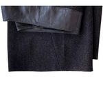 NWT ~ SIENA STUDIO Brown Tweed Pocket Faux Leather Trim Wool Pants ~ Women's 14 Photo 5