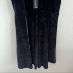 Vans  Black High Neck Exposed Zipper Skater Girl Velour Dress Medium Photo 5