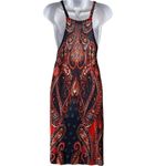 Lascana for Venus Boho Geometric Print Short Sleeve Size Medium Dress Blue Photo 1