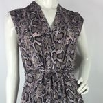 ALLSAINTS  Tate Misra Snake Print Maxi Dress Asymmetric Photo 12