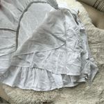 Aerie  White Linen Blend Ruffle Hem Wrap mini skirt size small NEW resort wear Photo 2