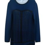 Reiss NEW Elsie Textured Knitted Midi Dress Sweater Long Sleeve Large Photo 5