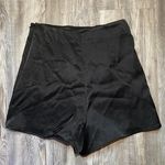 ZARA Black Slit Mini Skort Skirt Photo 3