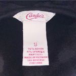 Candie's  Y2K black ruffle scrunch top Photo 4