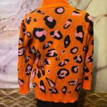 None Orange with Pink Print Woman’s Sweater Photo 3