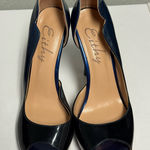 Eithy Women's Black and Blue Peep Photo 0