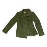 Decree  Forest Green Double-Breasted Pea Coat Photo 1