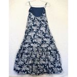 Abercrombie & Fitch  Dress Womens Small Blue White Floral Maxi Sundress Tiered Photo 1
