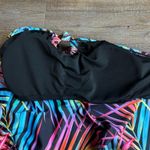 Grace Karin Multiclor Colorful Leaf Print Halter Tie Tankini Size Medium Photo 9