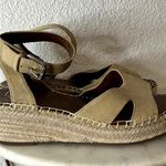 Franco Sarto Pellia Womens Suede Ankle Sandals Womens Size 7.5 Tan Brown Photo 1