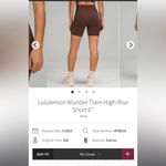 Lululemon  Wunder Train High-Rise Short 6"
Java size 4 Photo 1