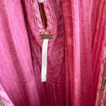 Free People Free‎ People Maxi Dress Sleeveless Pink Embroidered V Neck Bohemian Boho Photo 1