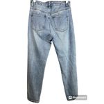 Princess Polly  Light Wash Mom Distressed High Waisted Denim Blue Jeans Size 4 Photo 2