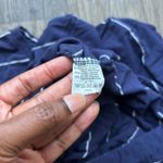 Brandy Melville Navy Striped T-Shirt Dress One Size Photo 7