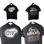 Stux Tour T Shirt Vintage Y2K Black Large L Graphic Tee American Rock Band Photo 1