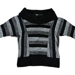 No Boundaries  Y2K‎ 2000s CowlNeck Style Striped Sweater Top Size M Photo 0