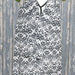 American City Wear  Ladies Black White Blouse Plus Size 1X Stretch Cold Shoulder Photo 3