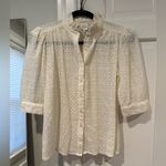 Sézane Petite Mendigote Bertha lace top Photo 1