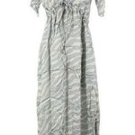 Reistor Beach to Bar Rainforest Flow Dress NEW Blue Photo 0