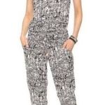 Ella Moss  Kona Jumpsuit XS Beige Black Batik Print Hawaii Photo 1