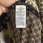 Banana Republic  Pleated Long Sleeve Midi Dress Patchwork Foulard Print Size XS Photo 5