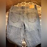Seven7  Slim Flare Distressed Wide Leg Jeans sz 6 boho casual slim flare game day Photo 8