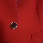 Gianni Bini Blazer Size 10 Dark Coral/Red Photo 5