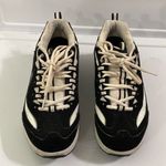 Skechers  shape up walking shoes black and white leather size 8 Photo 2