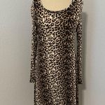 Cherish  Animal Print Long Sleeve Dress Photo 0