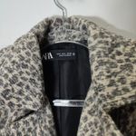 ZARA  ANIMAL PRINT BIKER JACKET size S wool blend Photo 8