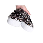 GOATS Sneakers Size 6.5 Cheetah Print Pink Black Platform Lace Up Shoes Photo 3