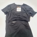 superdown  Eloise Ruched Dress in Black Medium Photo 4