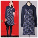 Boden Highbury Peter Pan Collar Dress Navy Blue Size US 6 Photo 1