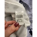 Nicole Miller Blue Pinstripe Embroidered Monkeys Shift Mini Dress Size 10 Photo 10