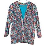 Handmade Quilted Floral Print Women’s Jacket Pink Size undefined Photo 0