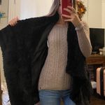 Jolt Black Fur Vest Photo 3
