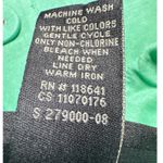 Lane Bryant Linen Blend Button Down Shirt Short Sleeve Green Plus Size 18/20 Photo 2