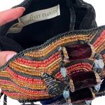 NWT VINTAGE MARY FRANCES Motif Butterfly Beaded Multicolor Round Shoulder Bag Photo 3